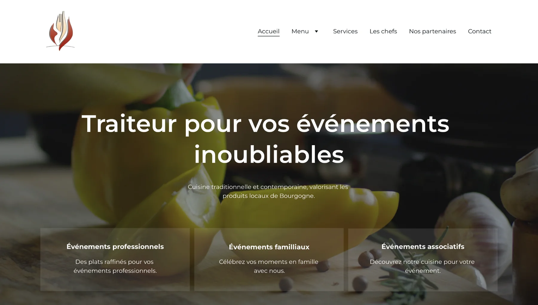 Traiteur des Maranges — aperçu complet du projet